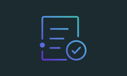 Dark blue tick and shield icon representing compliance in care, used as a blog feature image