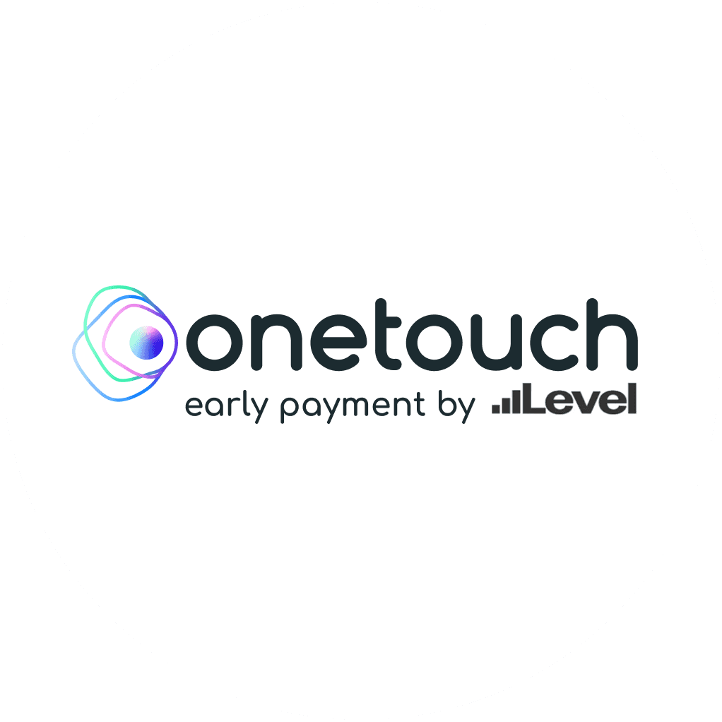 OneTouch Early Pay by Level logo and branding on a white background